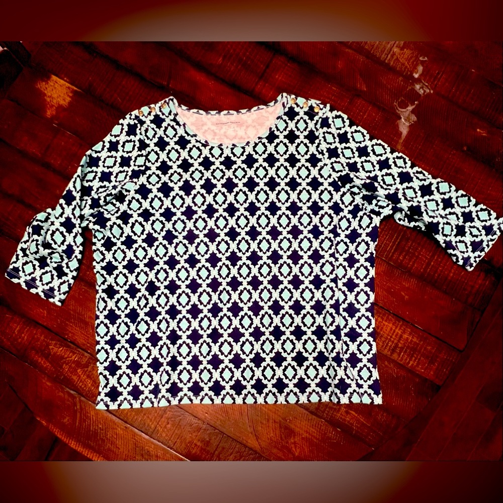0024 - Allison Daley 3/4 Sleeve Top